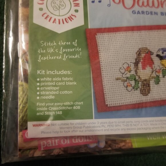 CrossStitcher May 2024 magazine- with bird design kit! - Picture 2 of 4